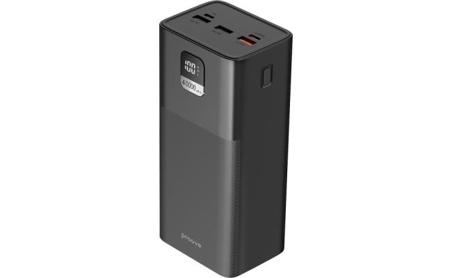 Proove Giant Lite Power Bank Type-C, Micro USB, 3xUSB, 22.5W 40000mAh - Black